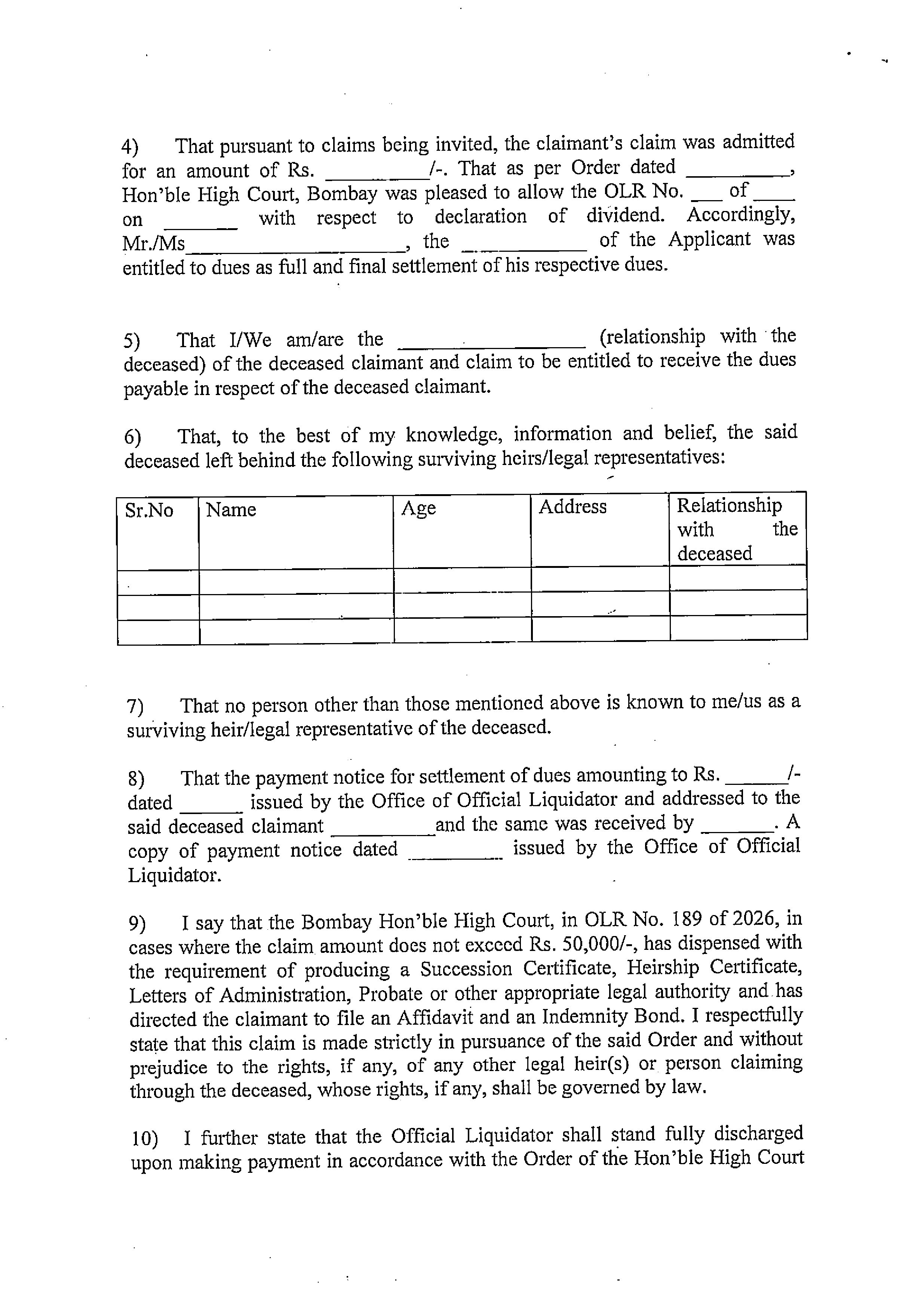 Other Notice